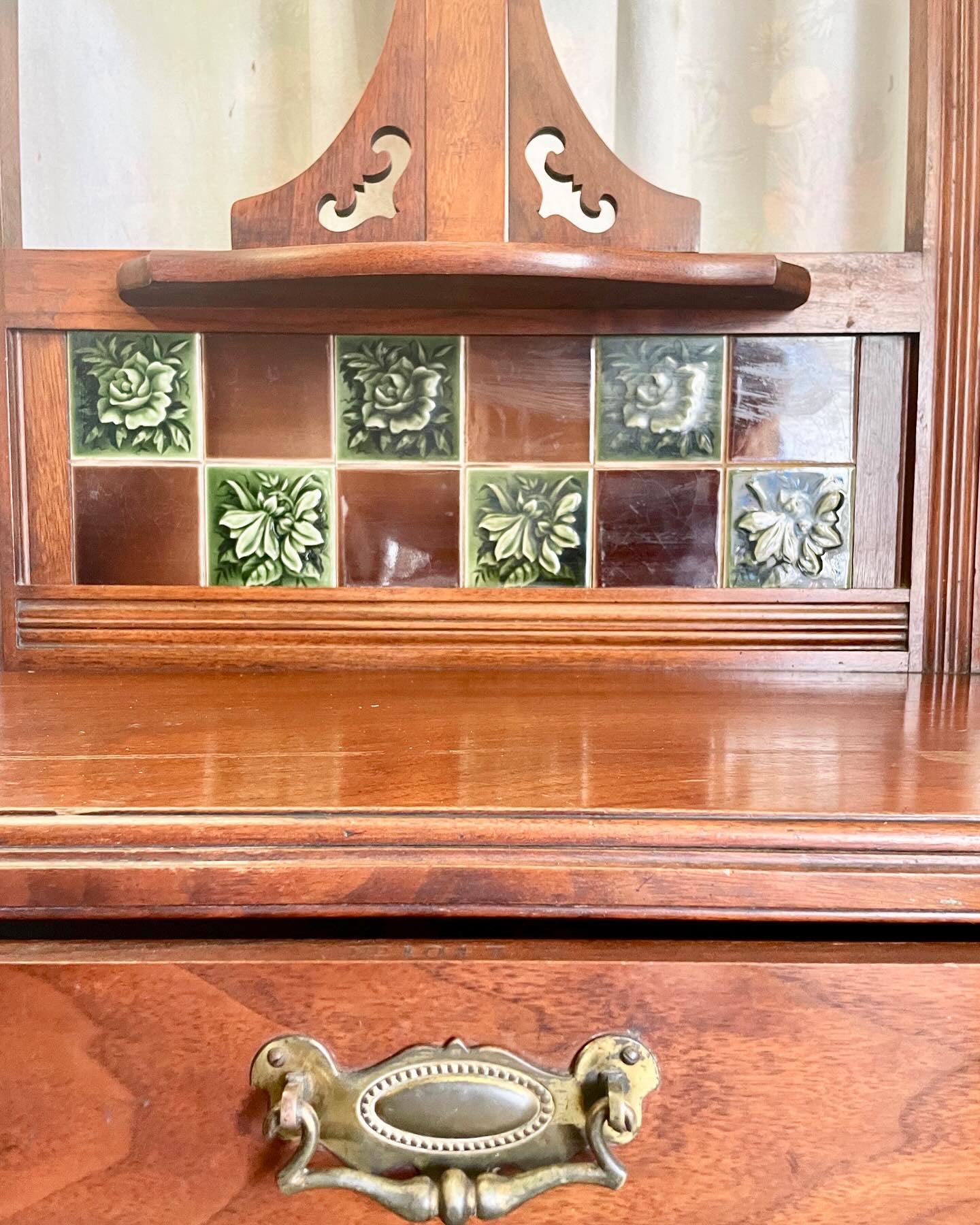 Antique Victorian Oak Hallstand
