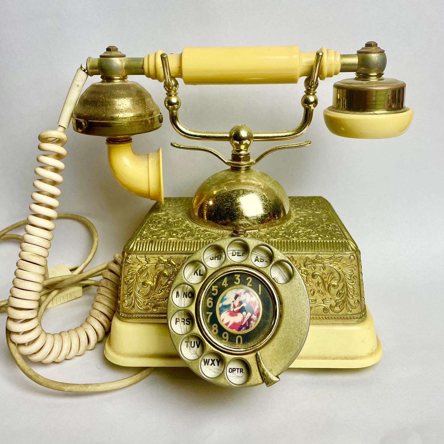 Vintage Ornate French-Style Telephone
