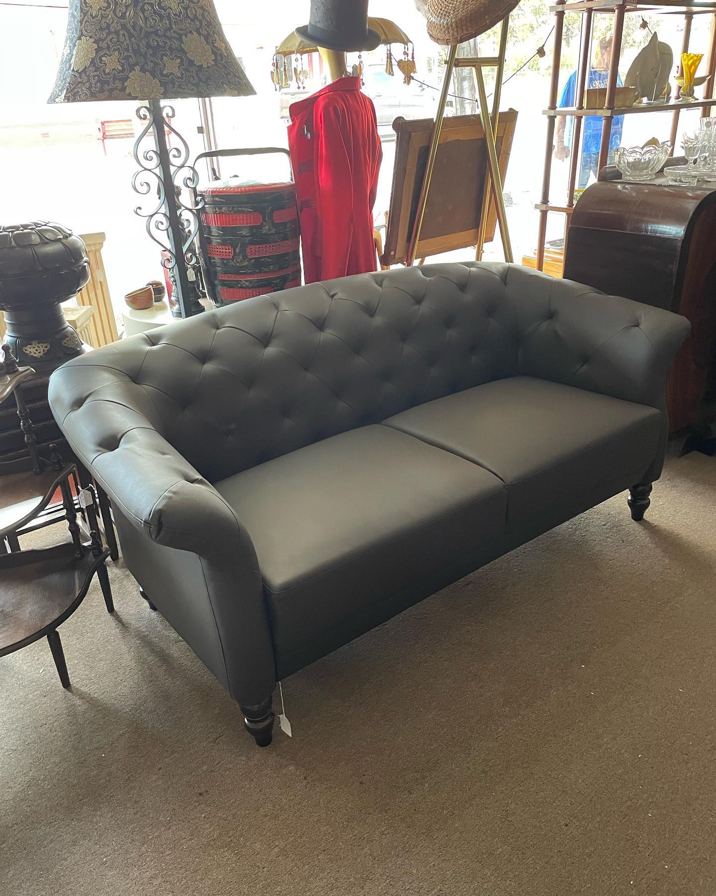 Octavius 2 Seater Lounge - Brown