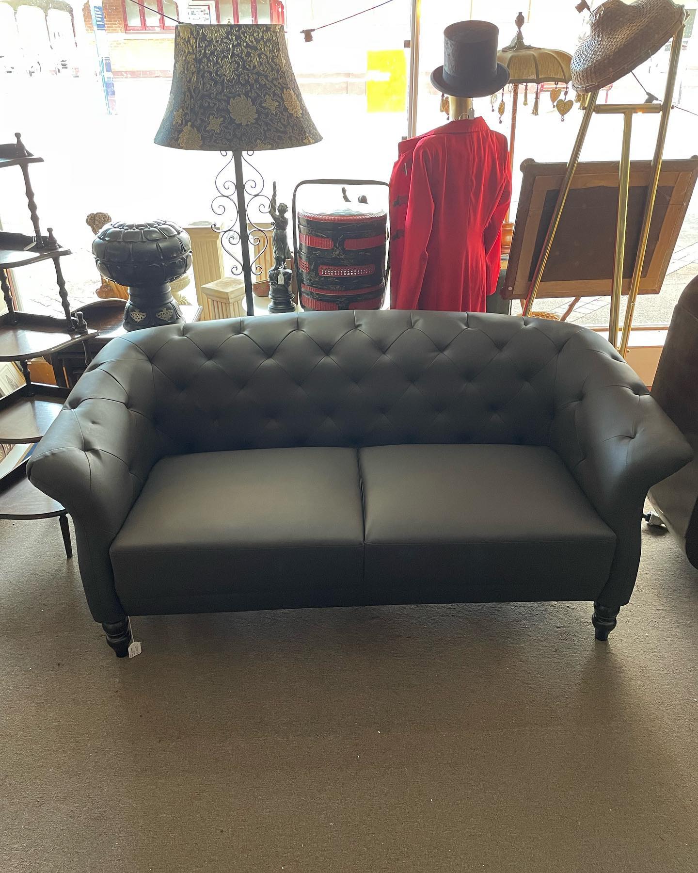 Octavius 2 Seater Lounge - Brown