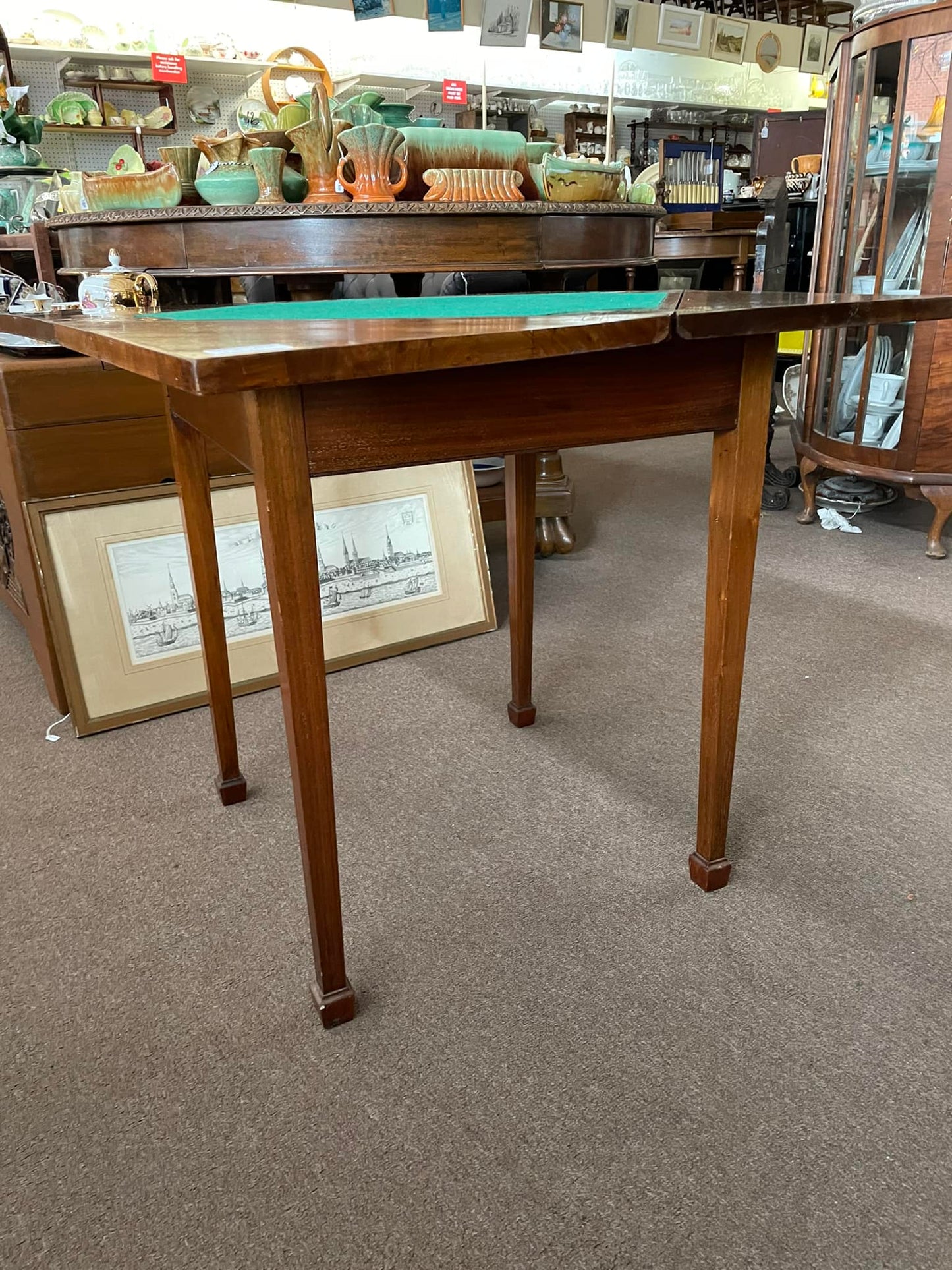 Edwardian museum gaming table