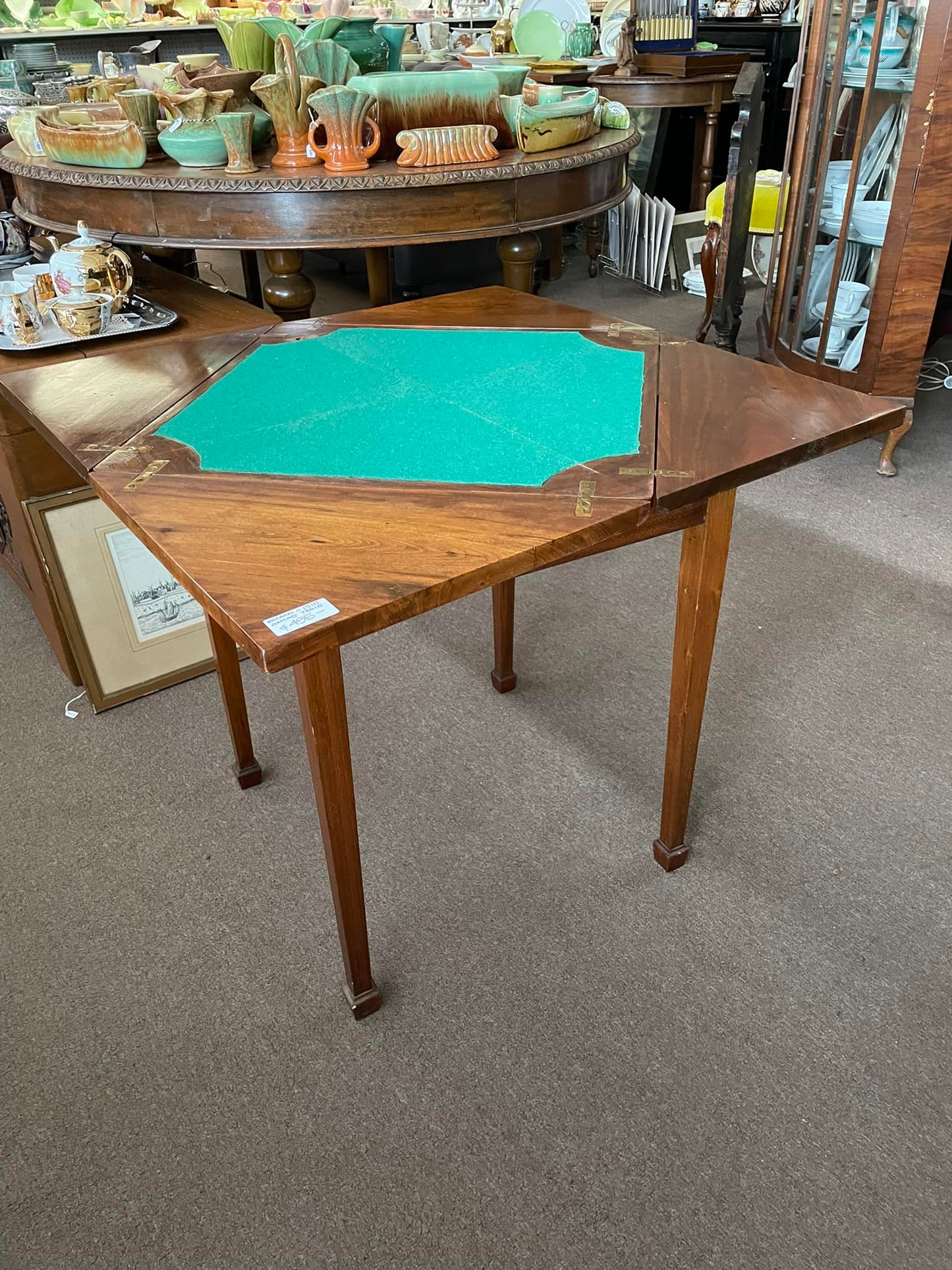 Edwardian museum gaming table