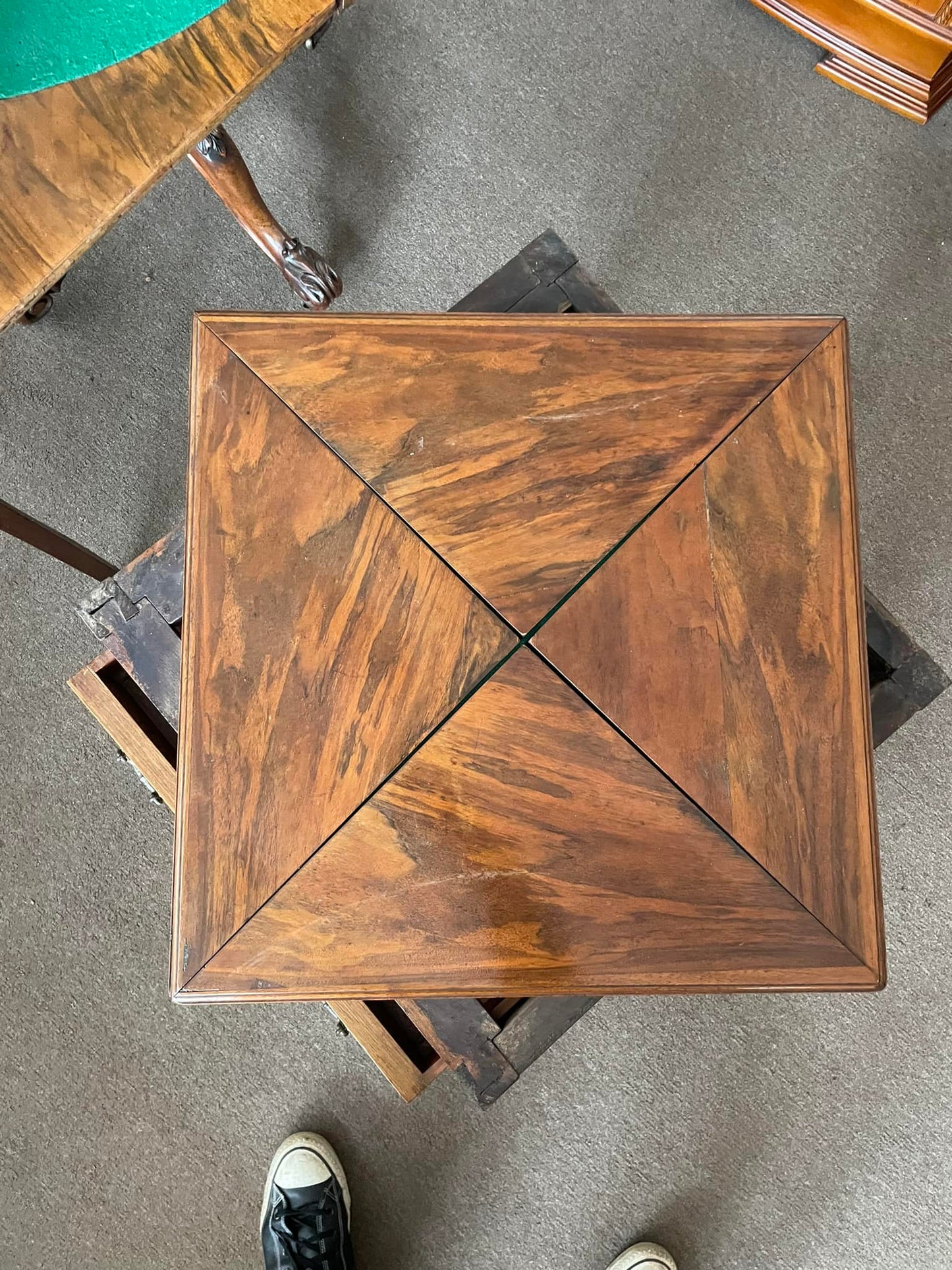 Edwardian museum gaming table