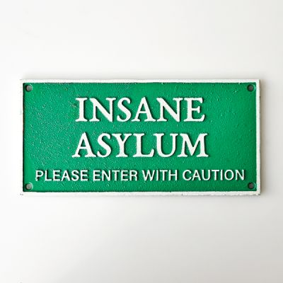 Insane Asylum Cast Iron (Green)