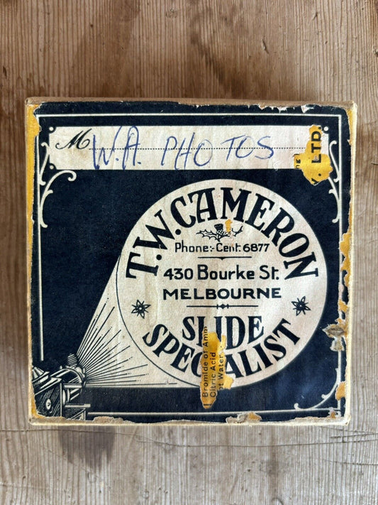 Box Of Ten Magic Lantern Slides Of Western Australia