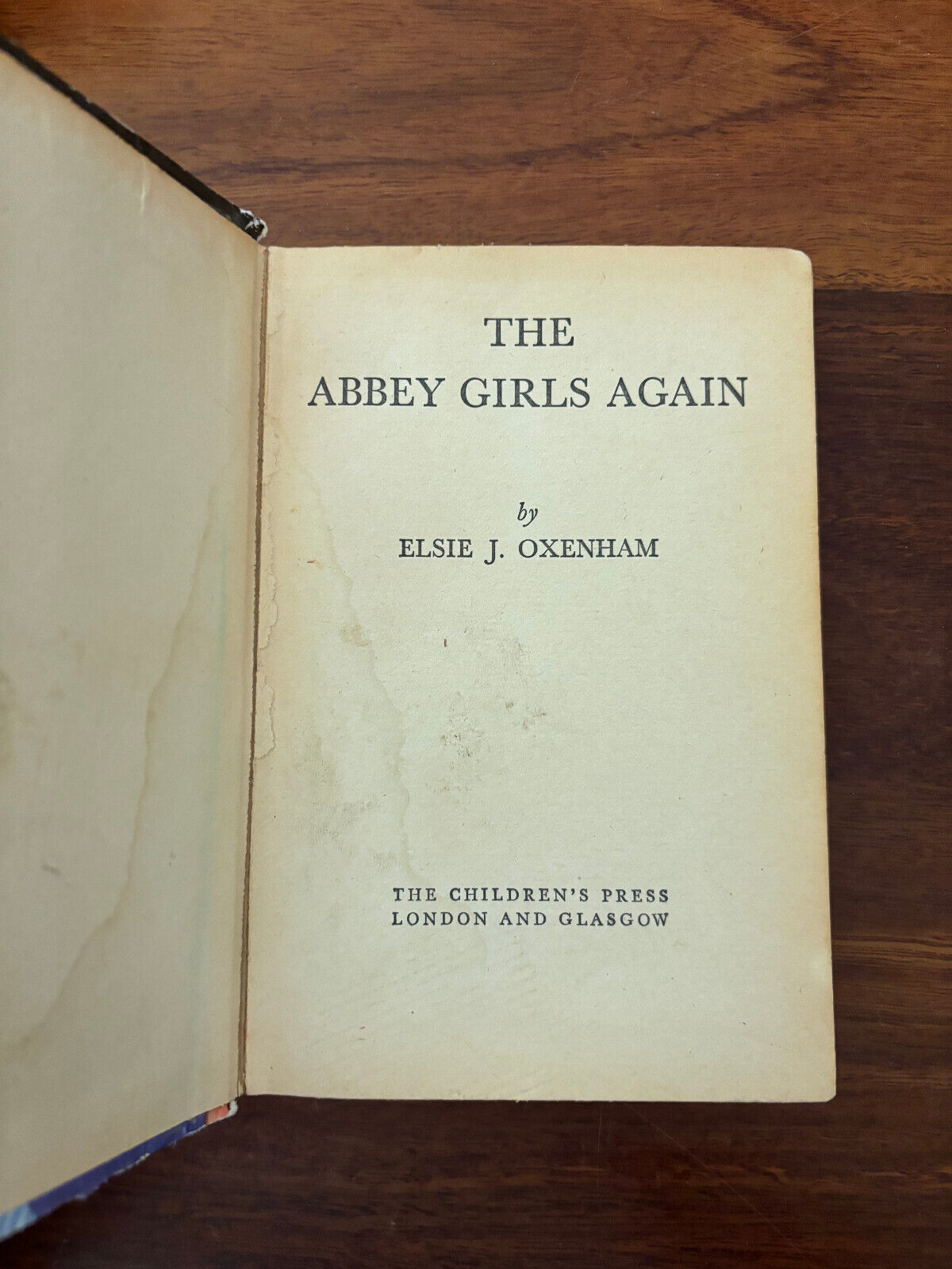The Abbey Girls Again, Elsie J Oxenham, The Childrens Press, 1966