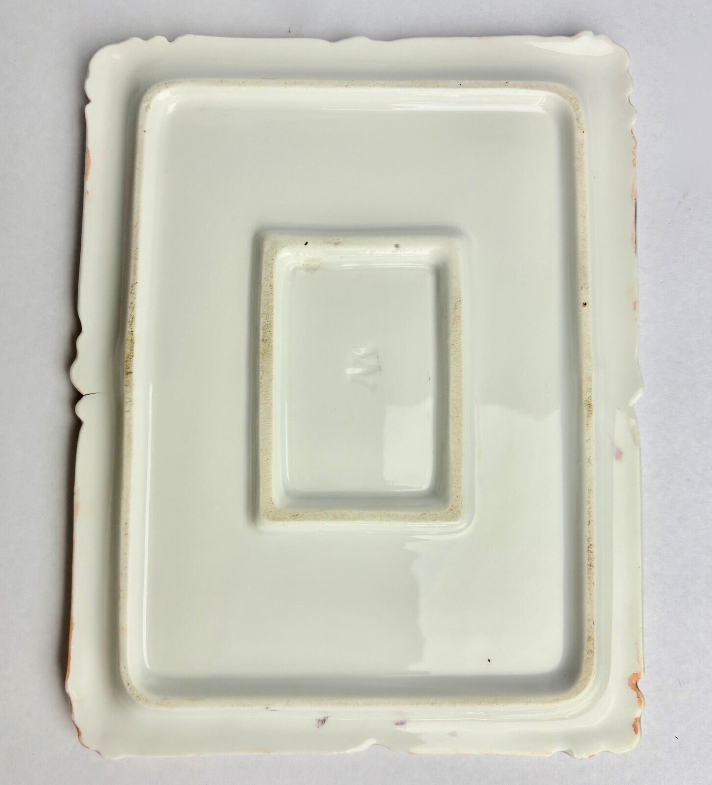 Pink Large Victorian Cheese Dish and Cover