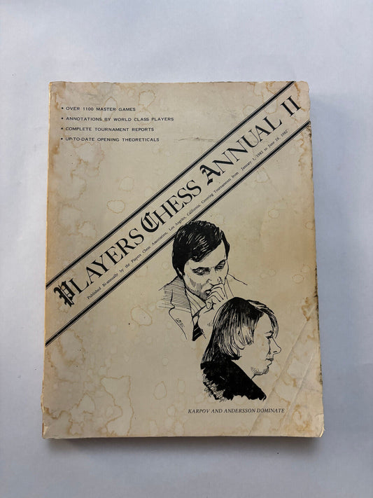 Chess Annual III By Larry Christiansen 1983