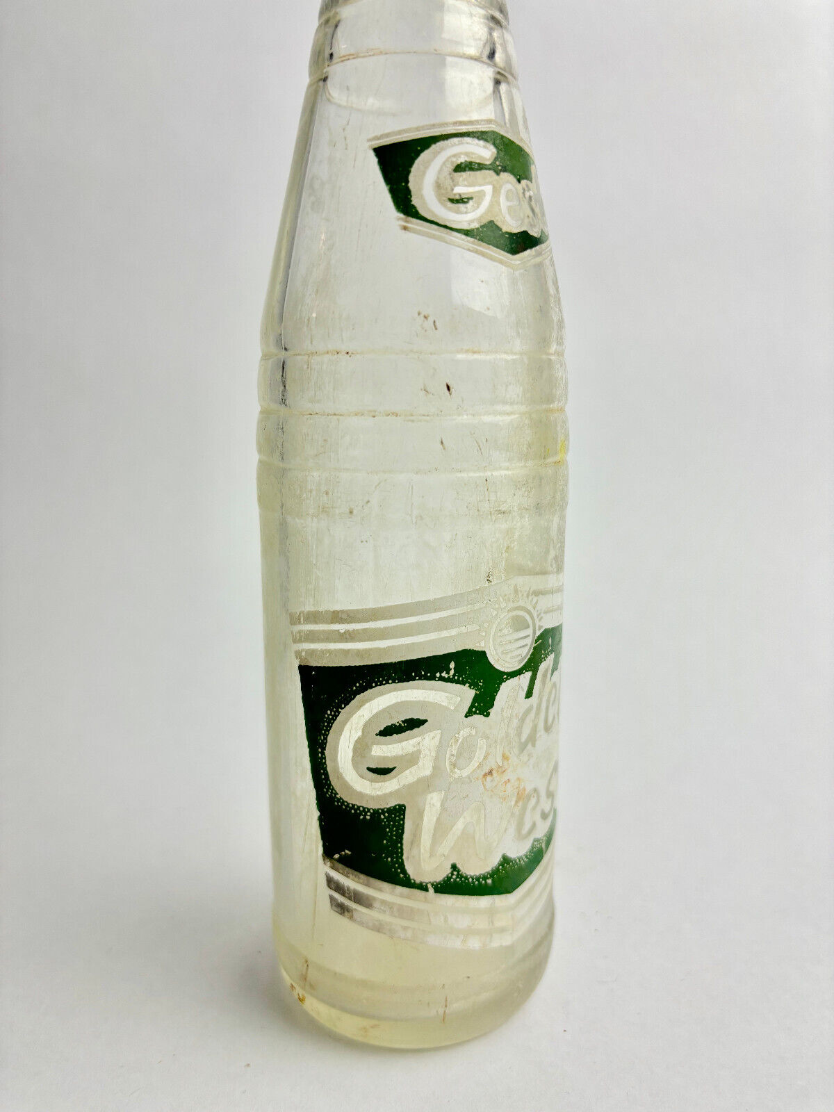 Golden West pyroglaze bottle, Perth WA