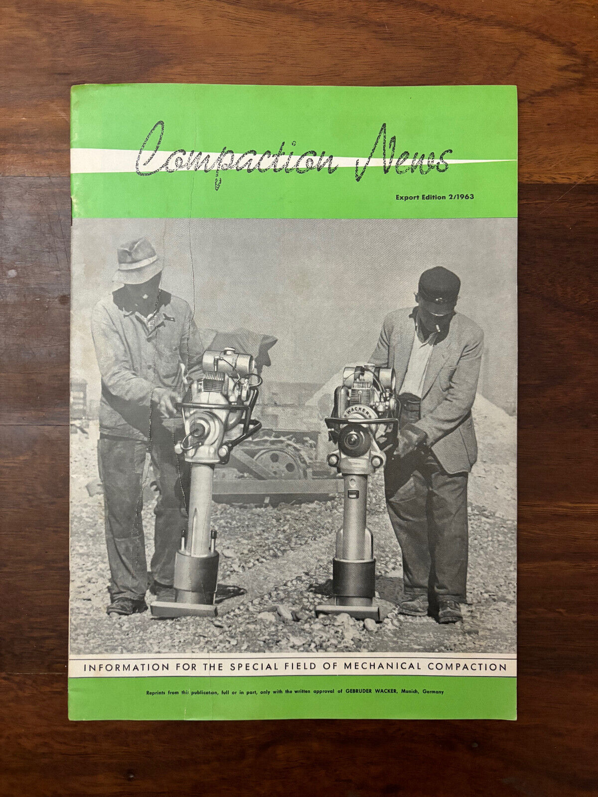 Compaction News Export Edition 2/1963 INFORMATION FOR THE SPECIAL FIELD OF MECHA