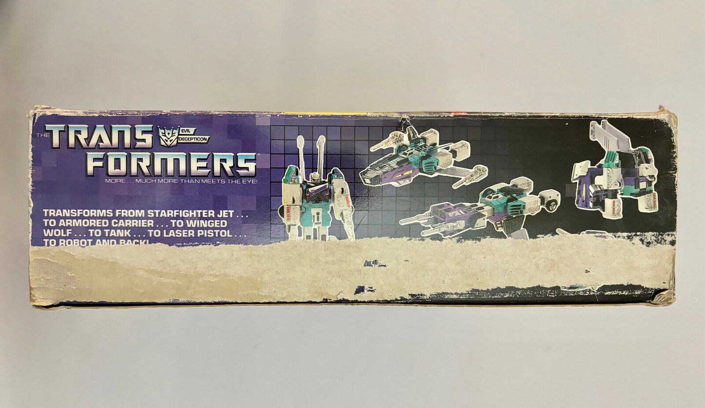 Sixshot 100% Complete W BOX 1987 Vintage Hasbro G1 Transformers Action Figure