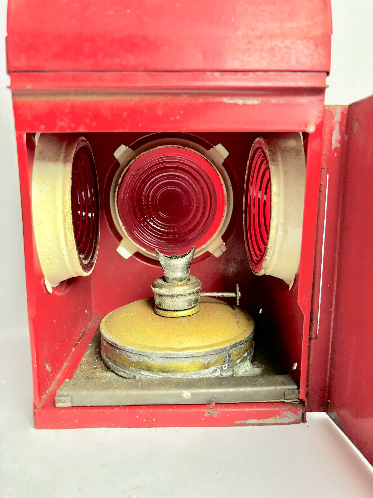 Vintage Red Railway Lantern