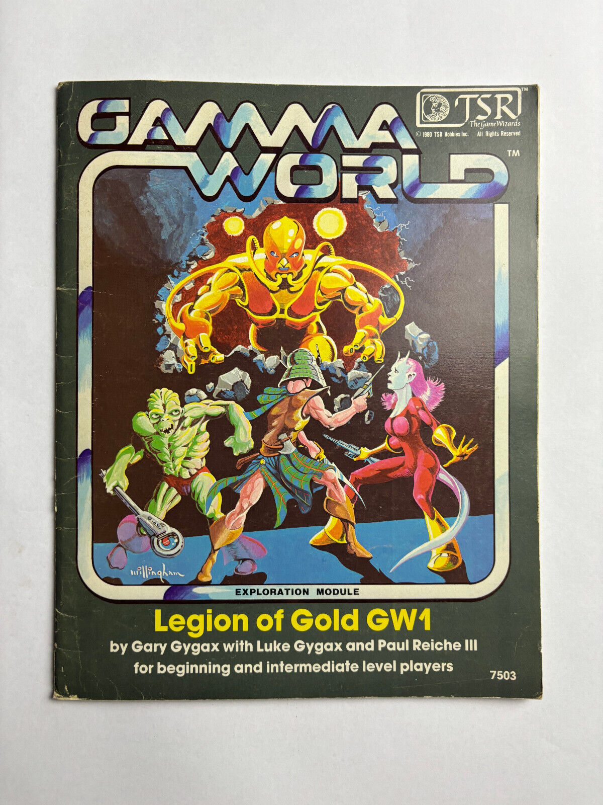 GW1: LEGION OF GOLD 1981 TSR 1st Edition Gamma World Module 7503