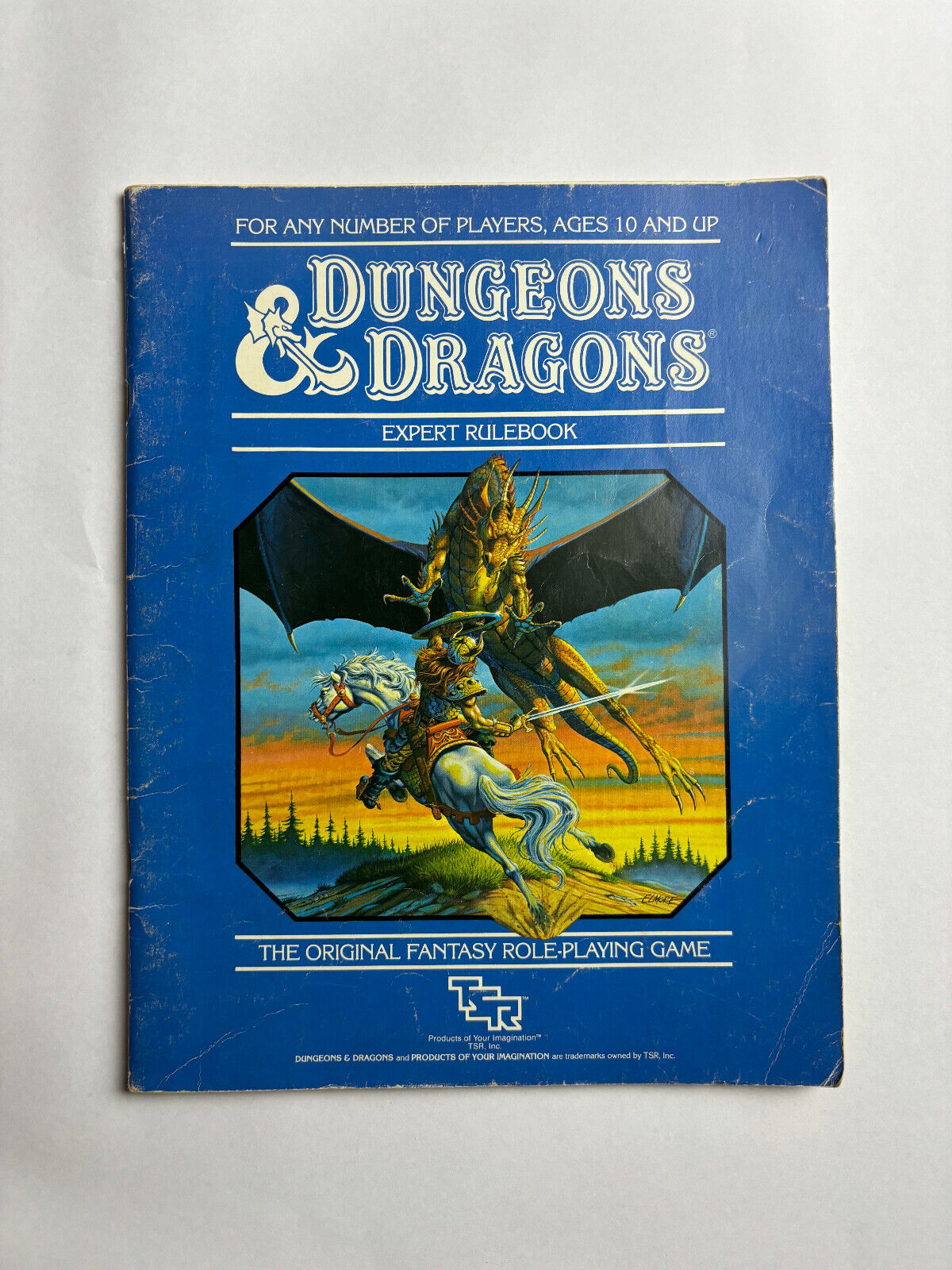 DUNGEONS AND DRAGONS EXPERT RULEBOOK ROLE PLAY RPG BOOK TSR 1983 RULES FANTASY