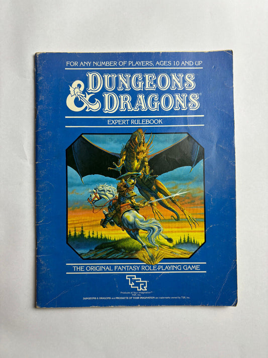 DUNGEONS AND DRAGONS EXPERT RULEBOOK ROLE PLAY RPG BOOK TSR 1983 RULES FANTASY