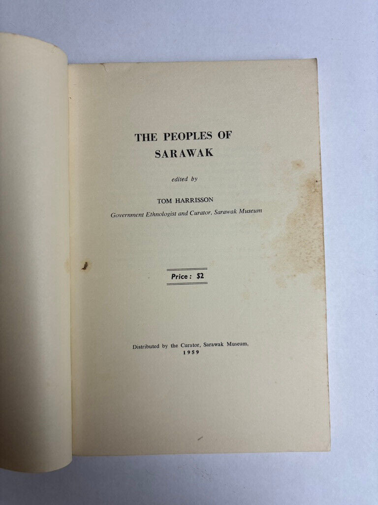 The Peoples of Sarawak (Softcover, 1959)