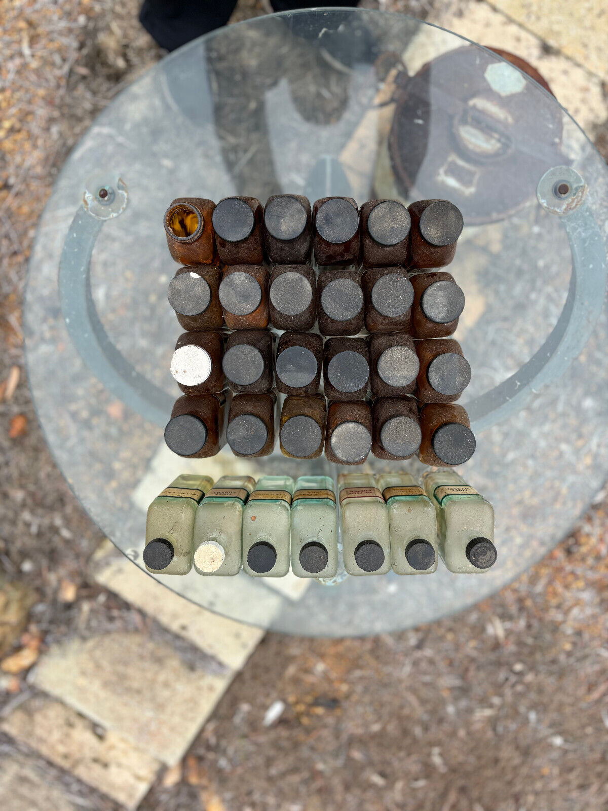 Bulk Lot Vintage Apothecary Bottles x 31