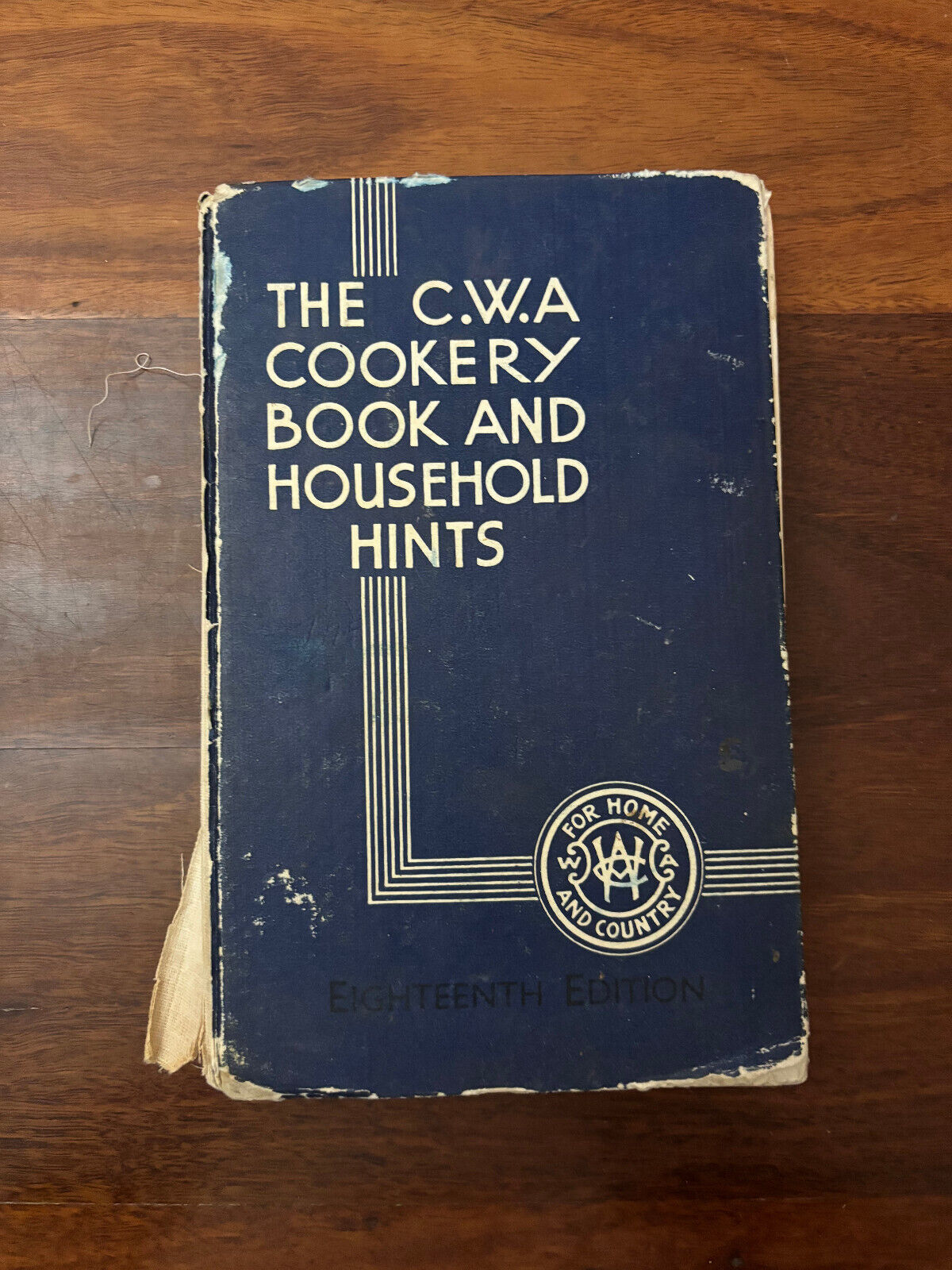 The CWA Cookery Book and Household Hints 1959 19th Edition Hardcover