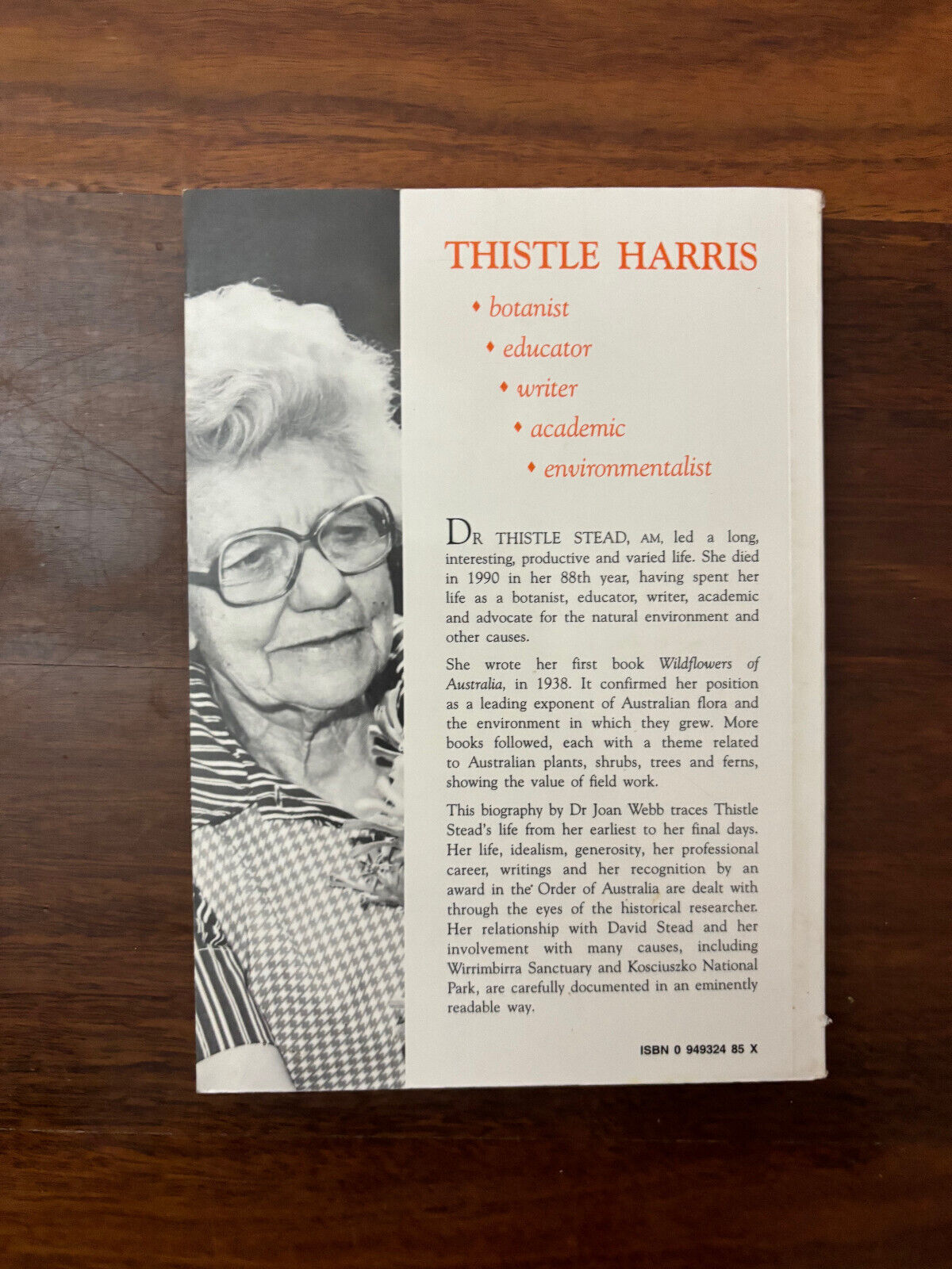 Thistle Y. Harris: A Biography of Thistle Yolette Stead by Webb, Joan