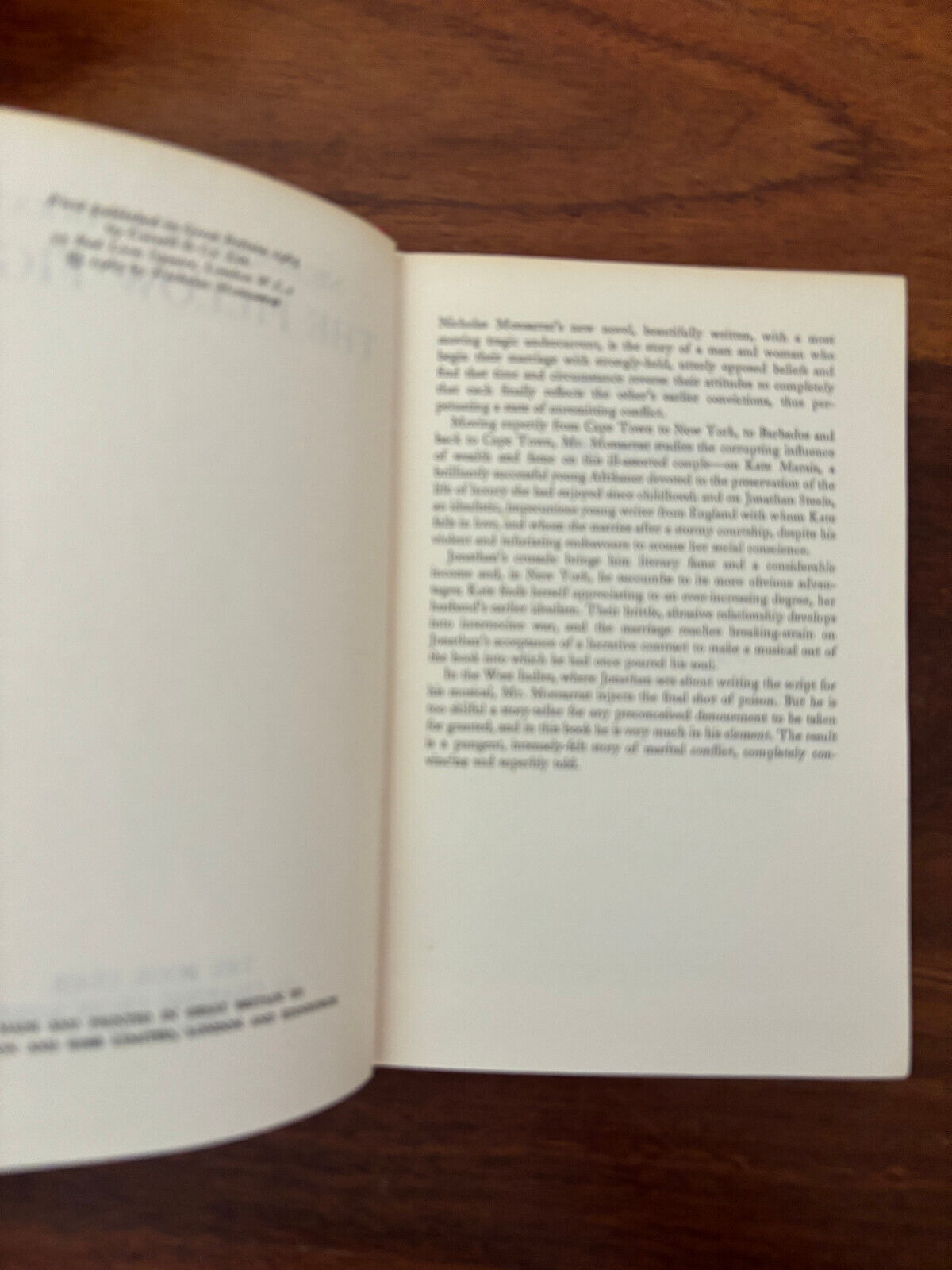 The Burden of Proof, James Barlow, HB 1968, Fiction, Crime, Thriller