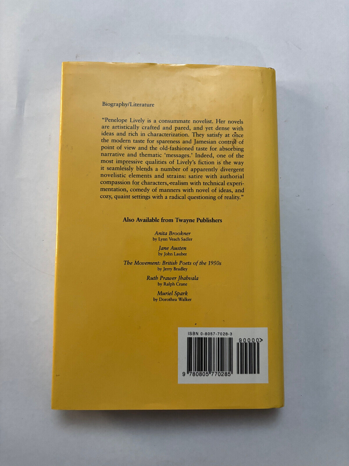 Penelope Lively Hardcover Mary H. Moran