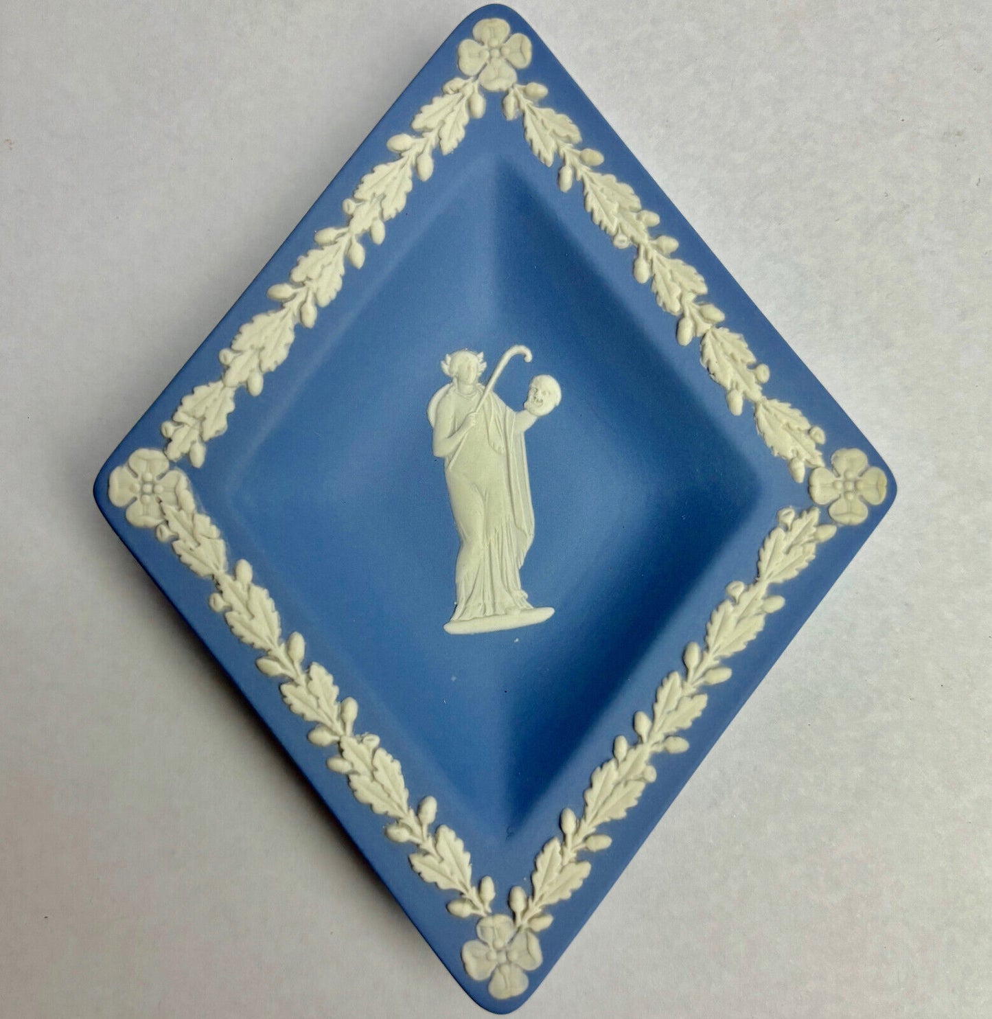 Antique Wedgwood Blue Diamond Plate
