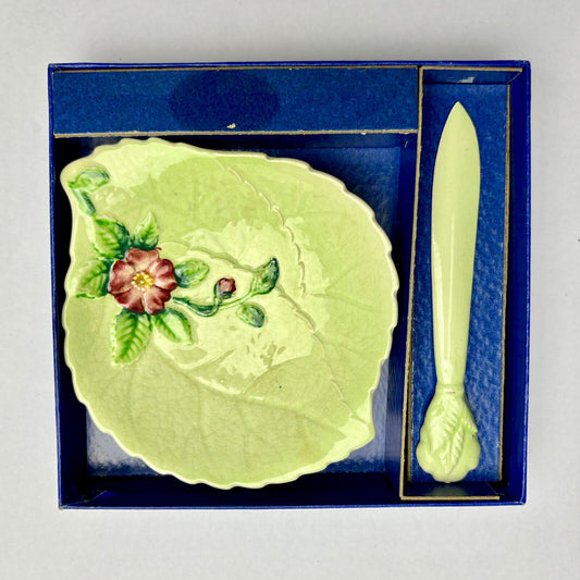 Carlton Ware Australian Design Butter/Jam Dish, Box & Spoon