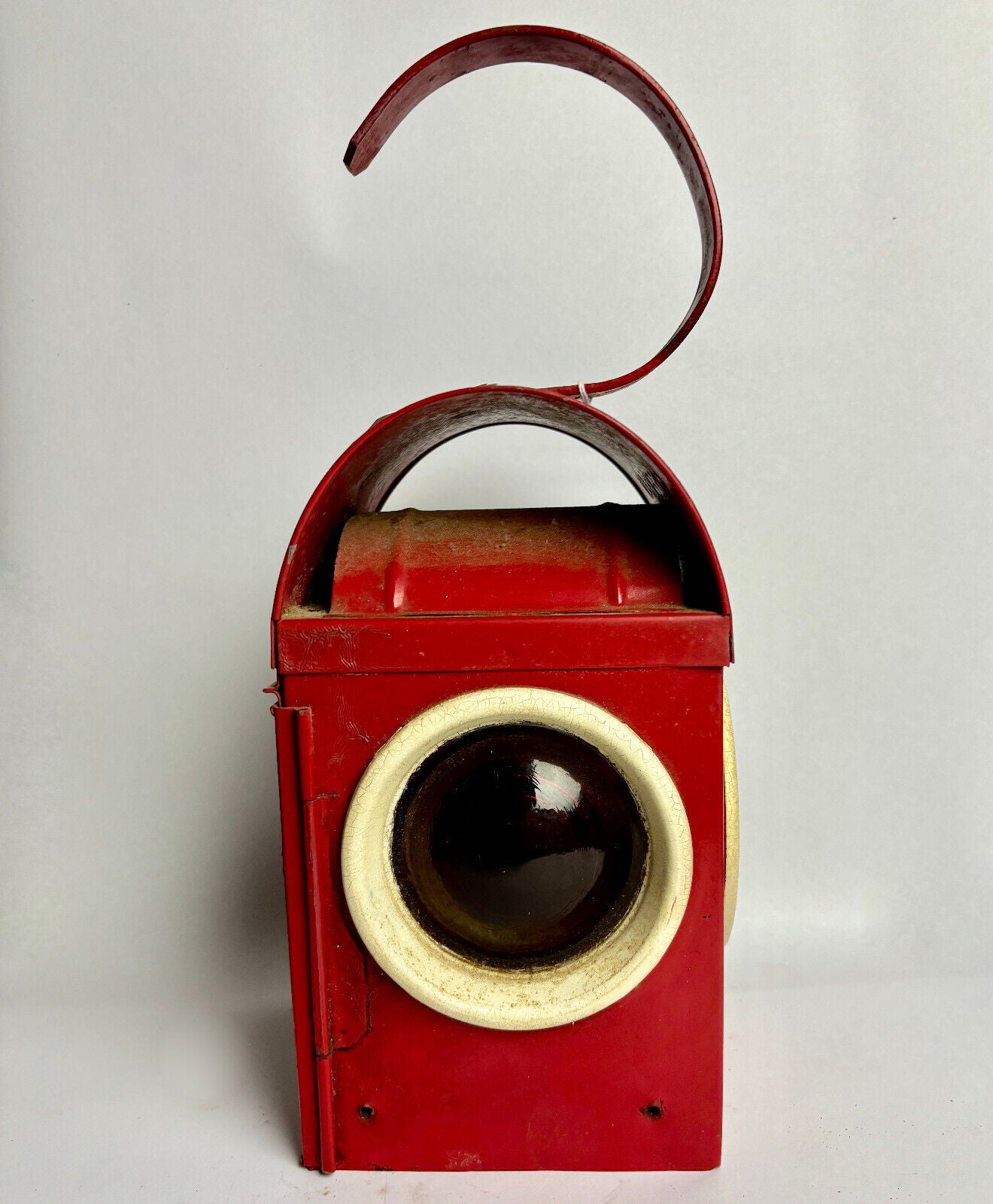 Vintage Red Railway Lantern