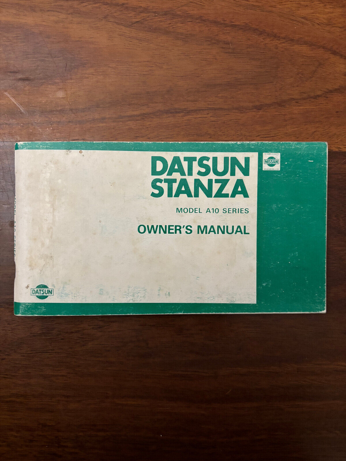 A10 series Datsun Stanza Nissan glove box owners manual
