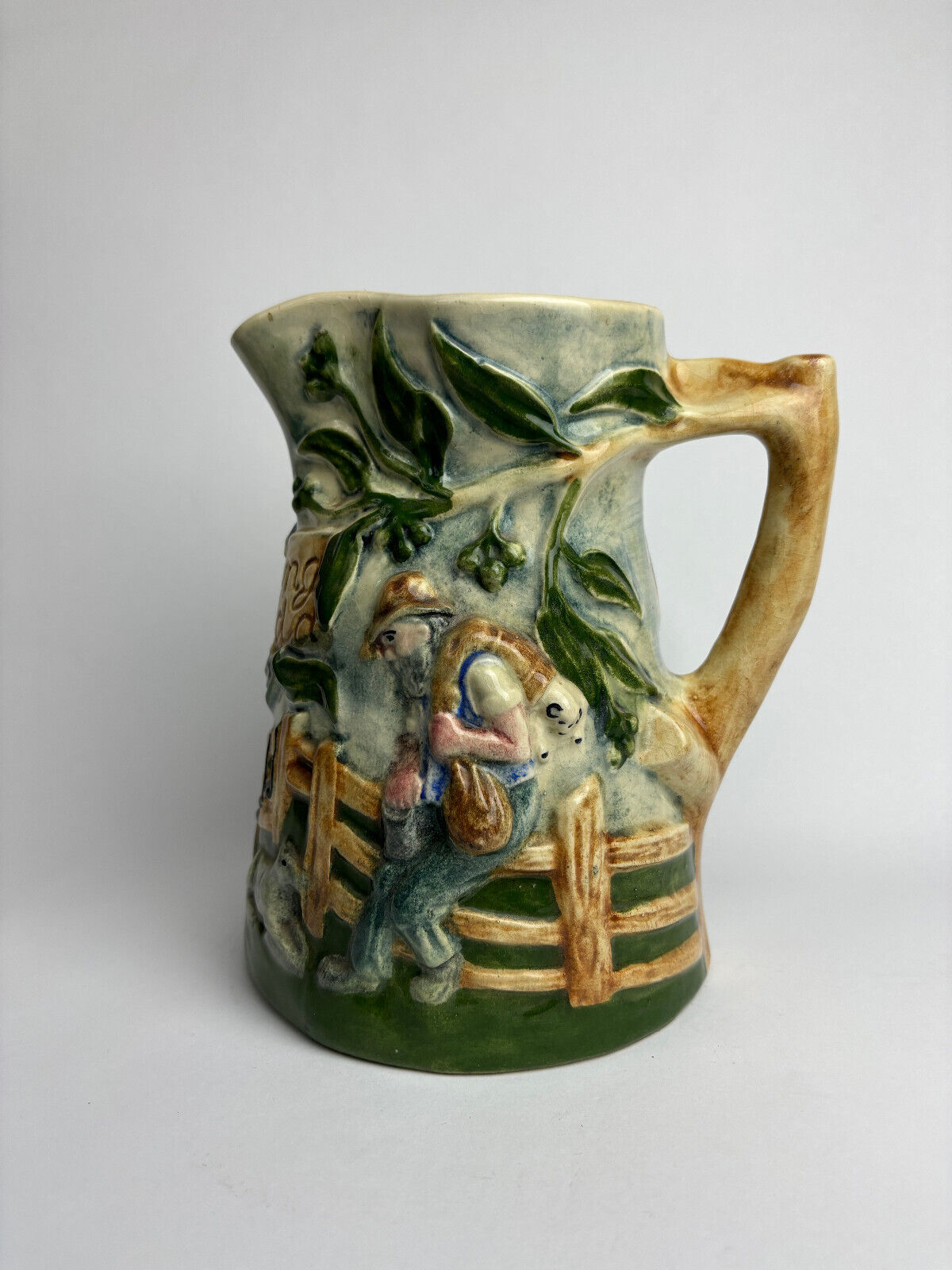 Large Vintage Diana Pottery "Waltzing Matilda" musical jug. 1951