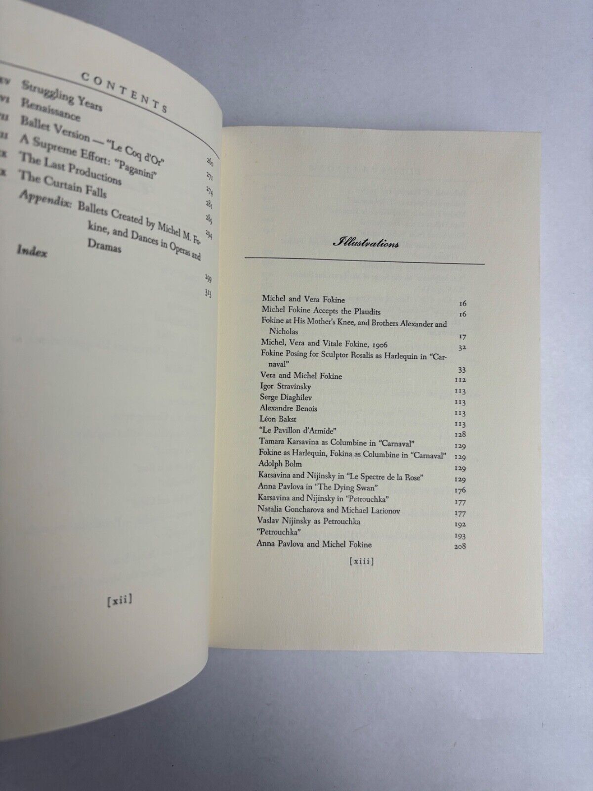 Fokine: Memoirs of a Ballet Master by Anatole Chujoy (Hardback 1961)