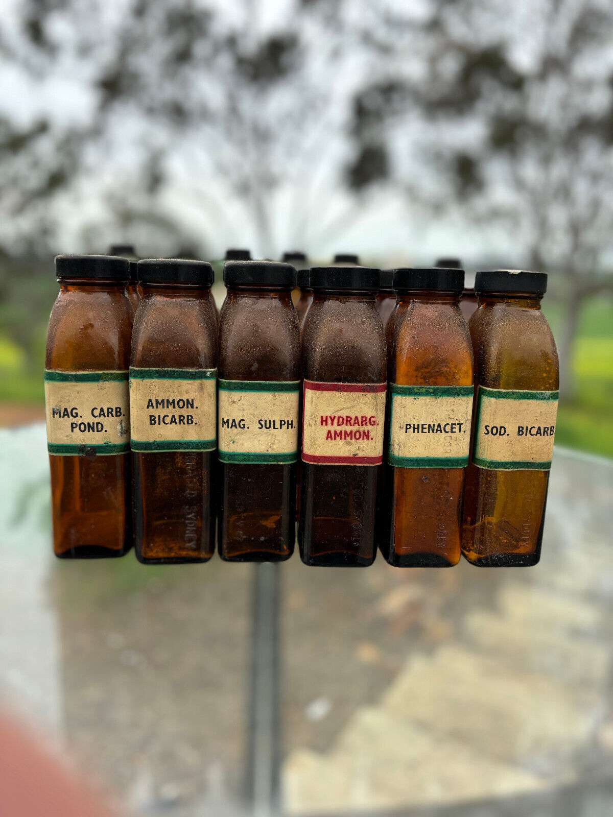 Bulk Lot Vintage Apothecary Bottles x 31