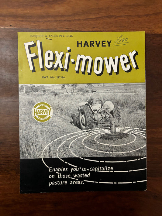 Harvey Flexi-Mower Sales Brochure