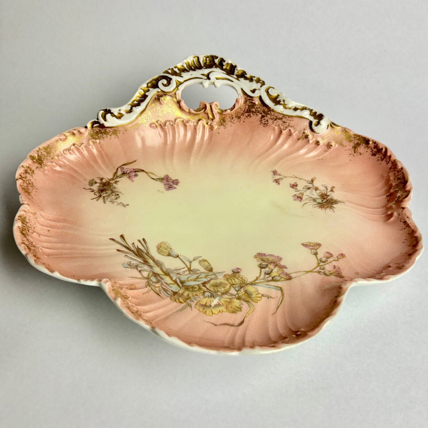 Antique Fancy Pink Plate