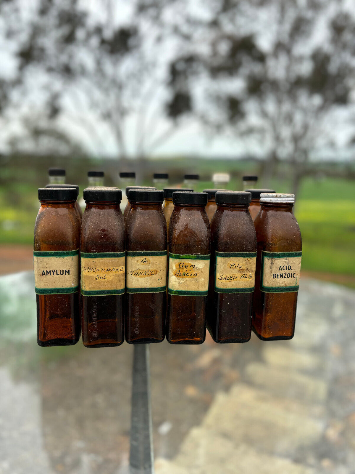 Bulk Lot Vintage Apothecary Bottles x 31