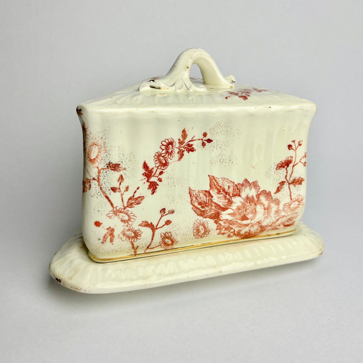 Large Victorian Cheese Dish and Cover