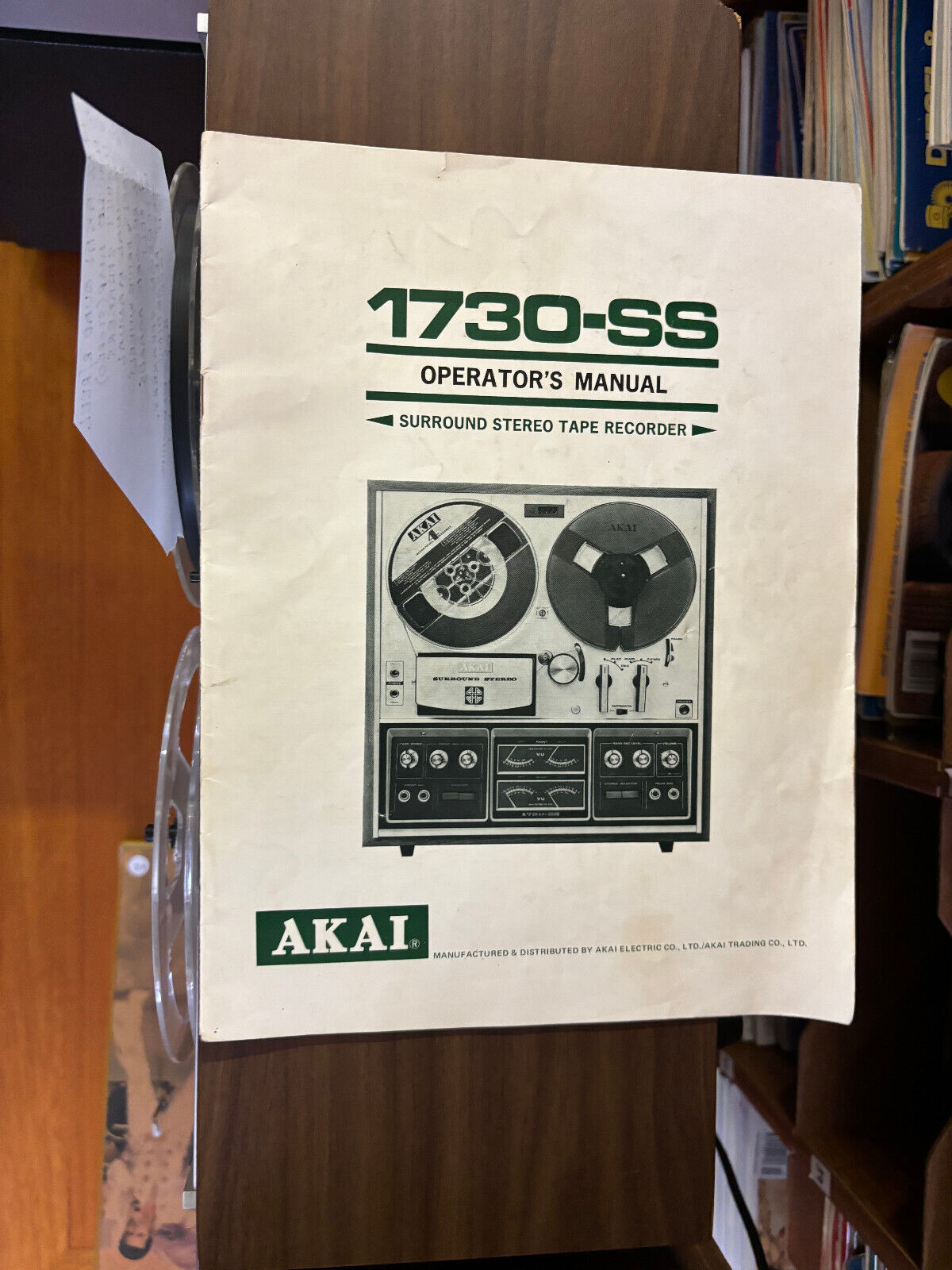 AKAI 1730SS 1/4” 4 Channel Quadraphonic Reel to Reel Tape Deck Recorder