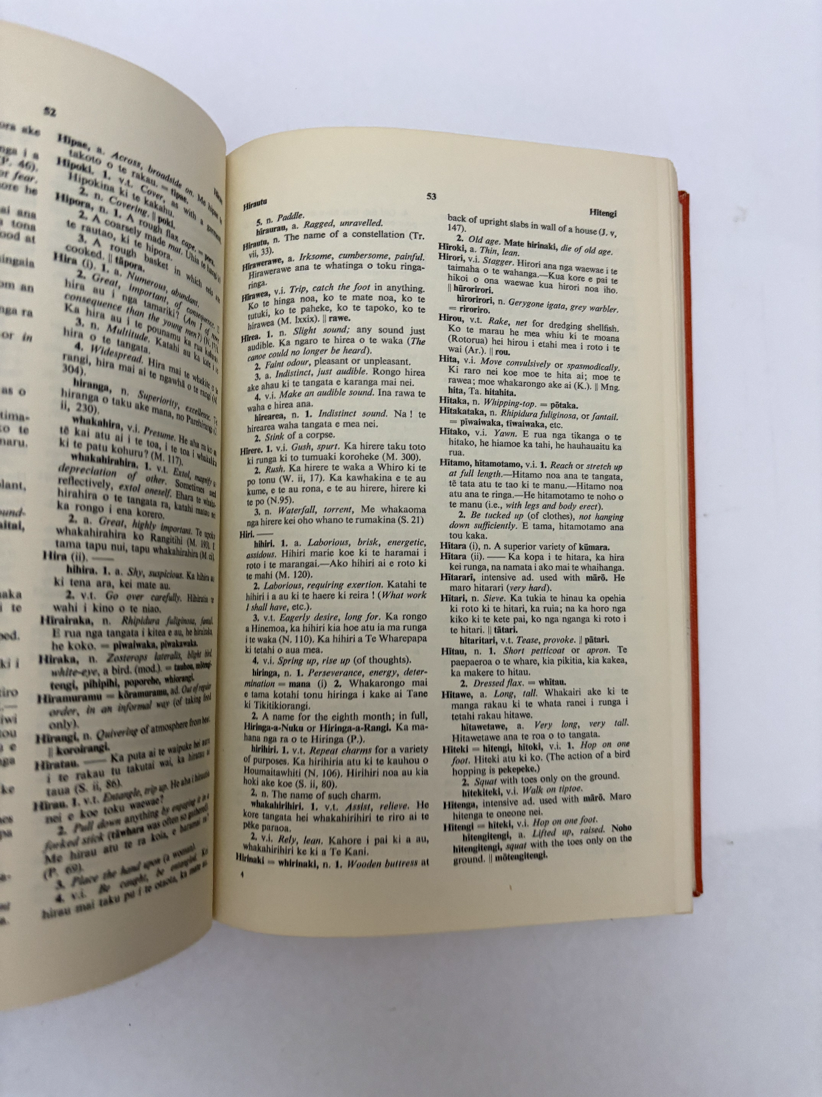 A Dictionary Of The Maori Language by Williams 1971