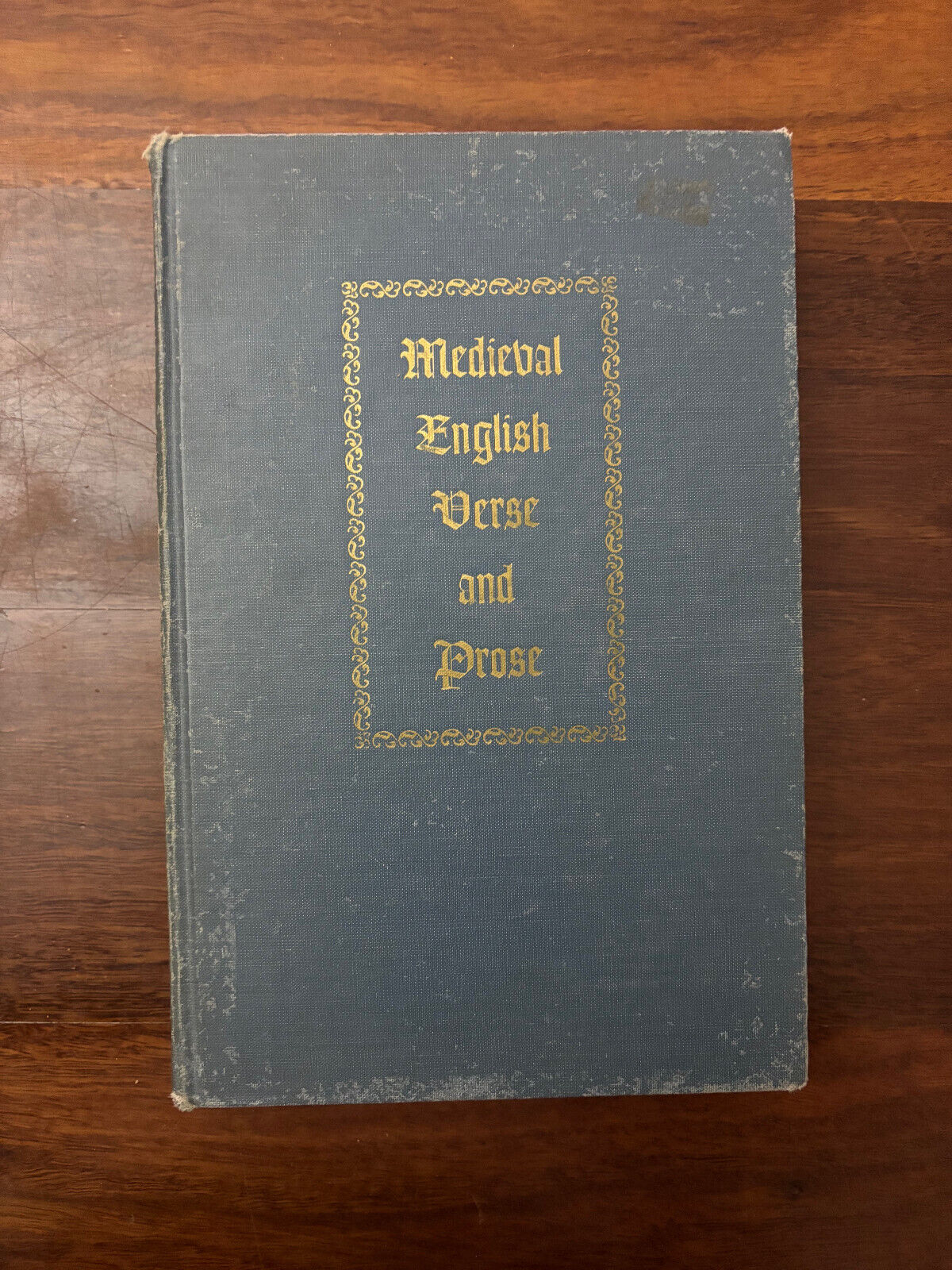 Medieval English Verse and Prose by Roger Loomis -Hardcover -1948 -Vintage Prose