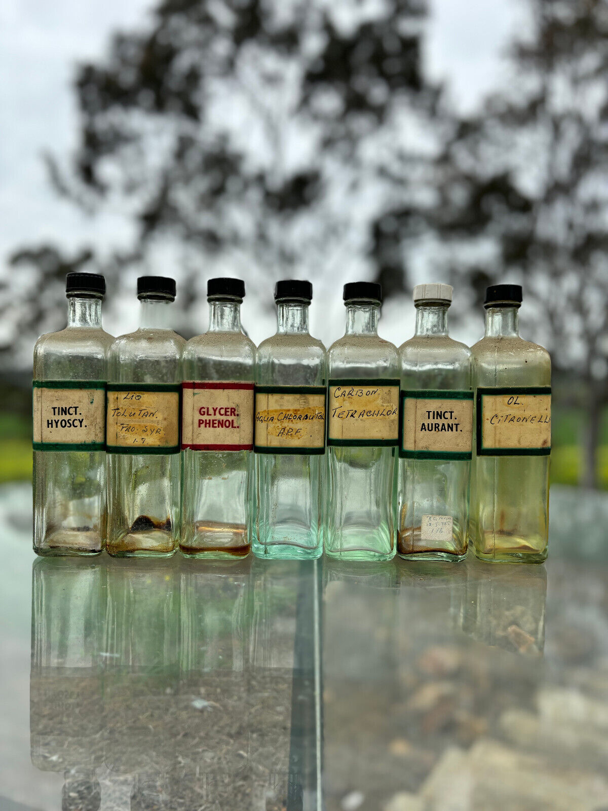 Bulk Lot Vintage Apothecary Bottles x 31