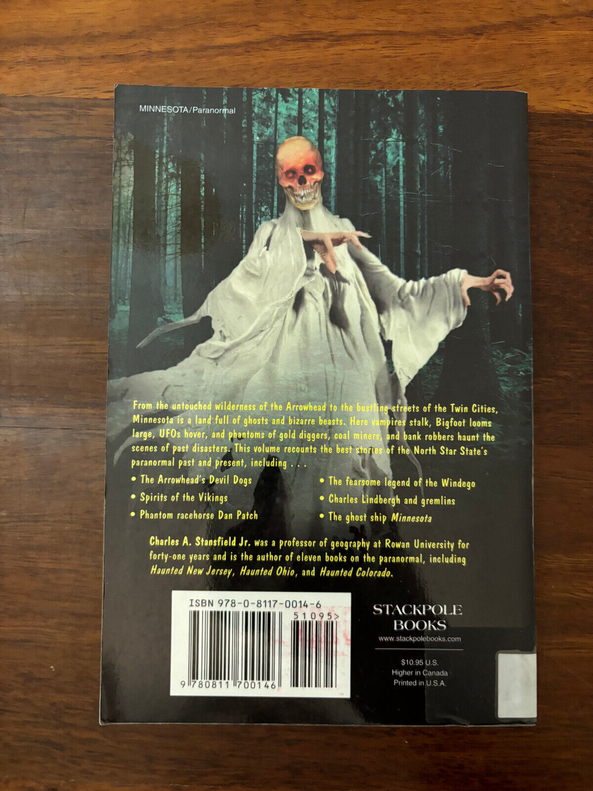 Professor Charles A Stansfield Haunted Minnesota (Paperback) Haunted (Stackpole)