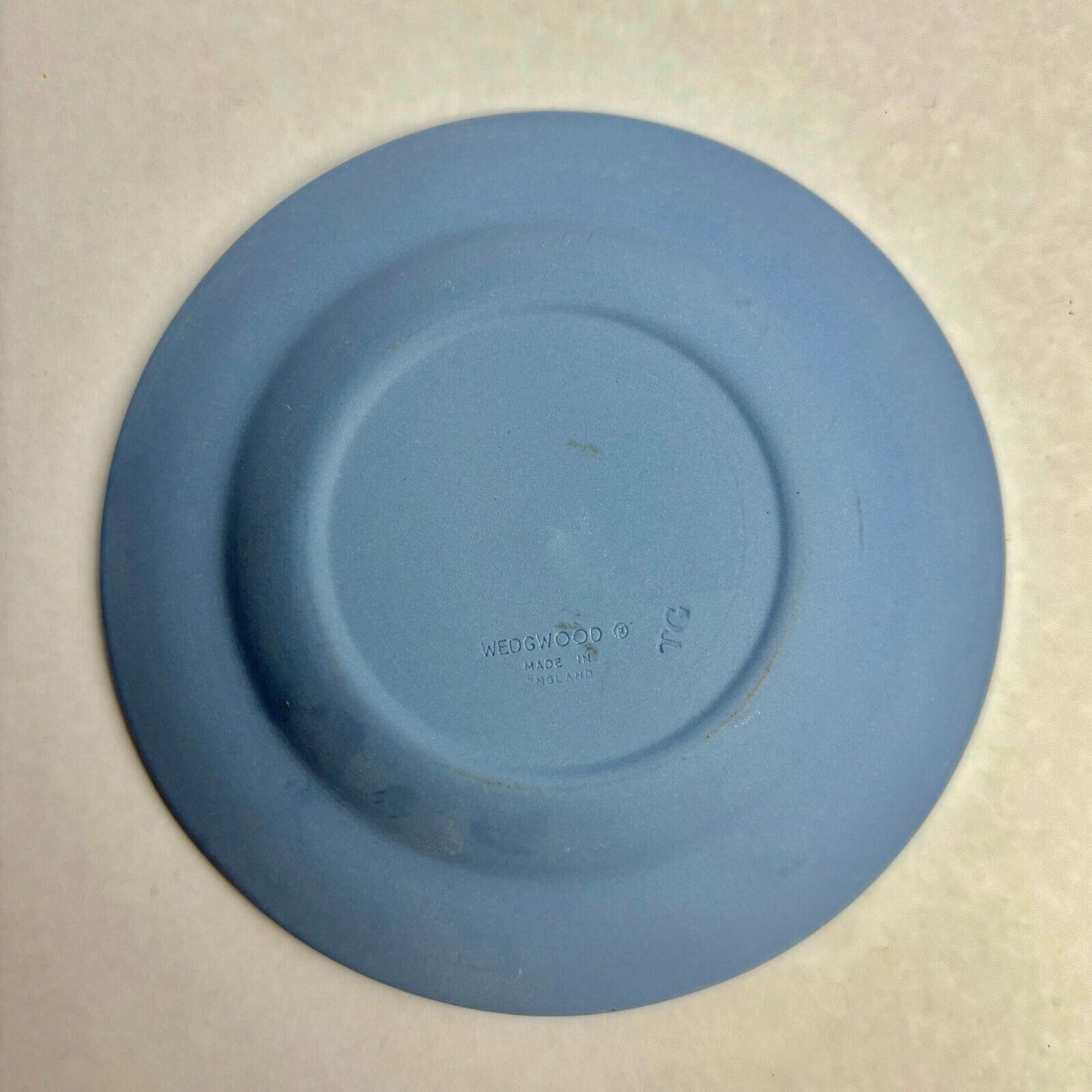 Antique Wedgwood Blue Plate Sporting Ram Sheep
