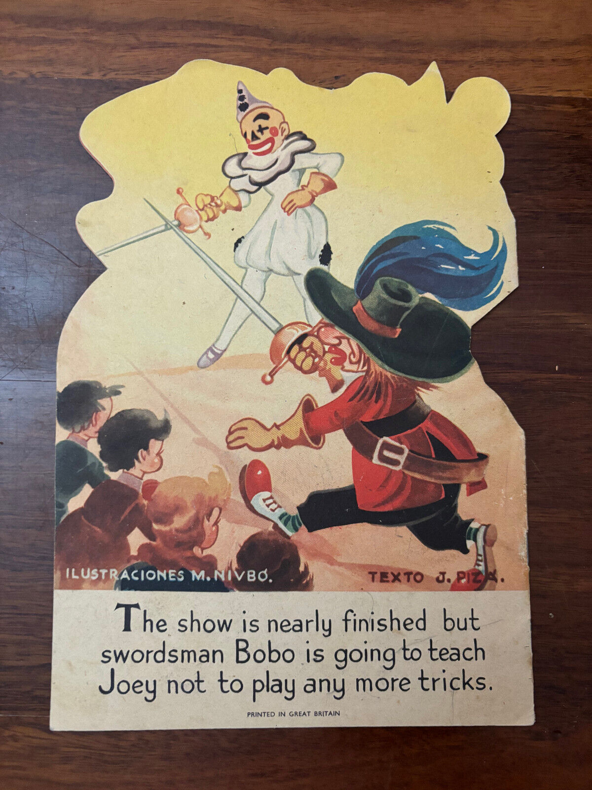 The Jolly Clown (Boards, 1956) Piza Nivbo England