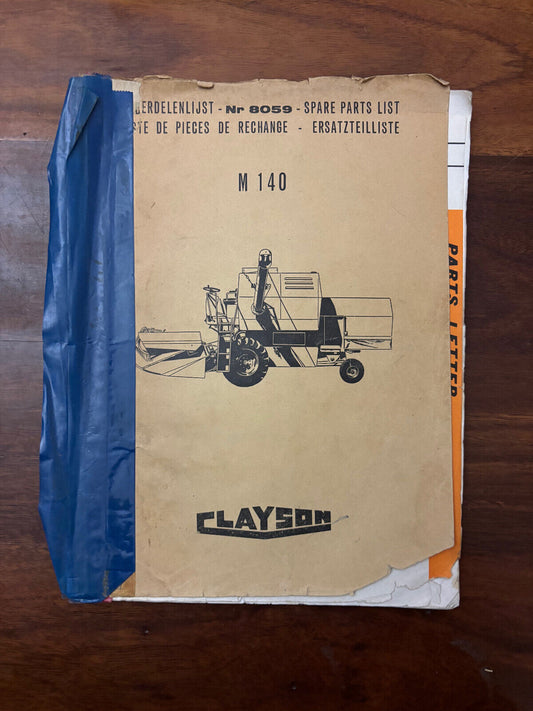 Clayson M140 Manual NR 8059