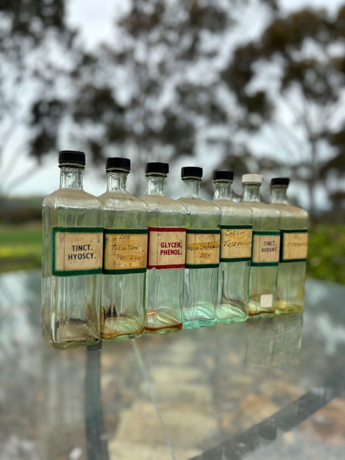 Bulk Lot Vintage Apothecary Bottles x 31