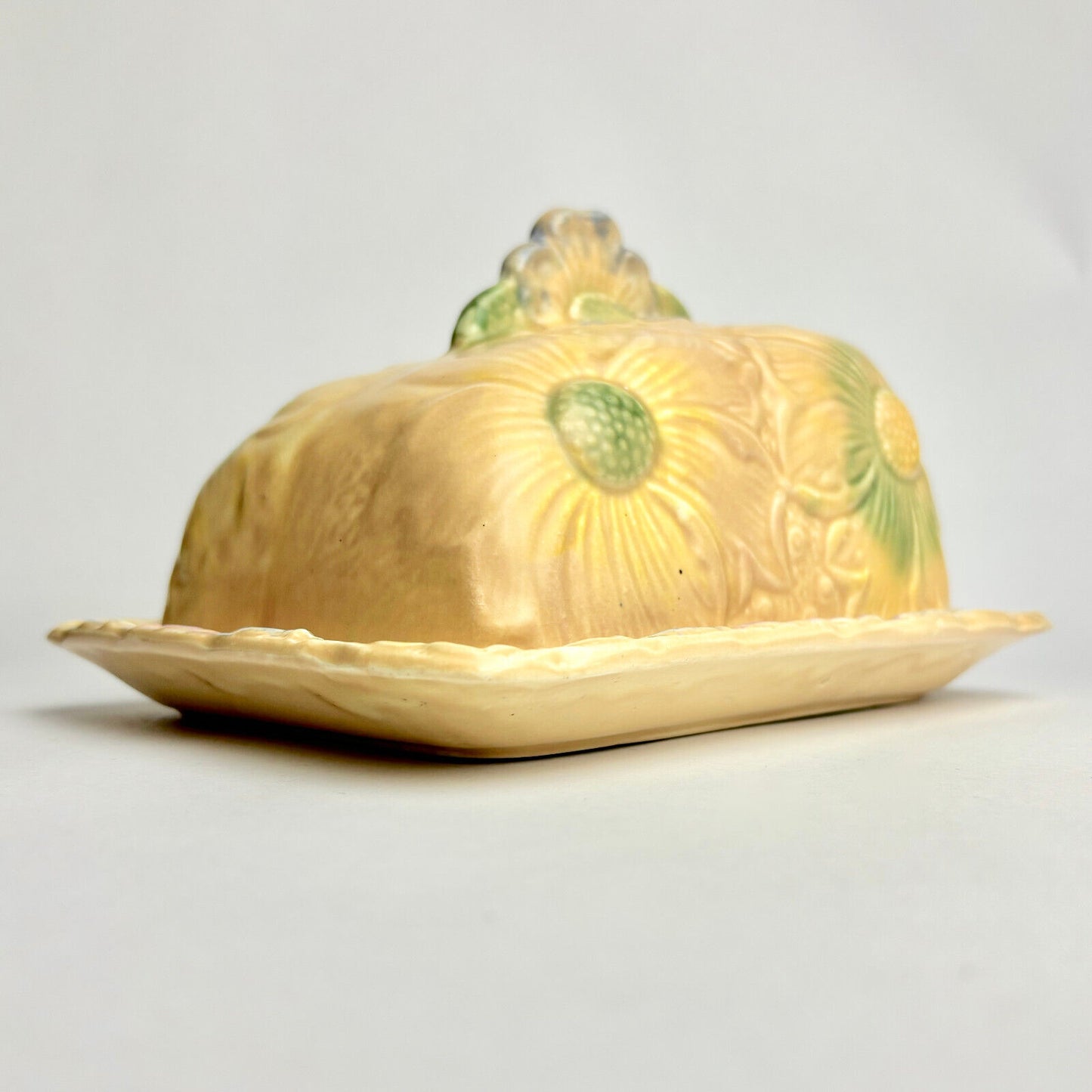 Kensington Ware Majolica Cheese Dish and Cover