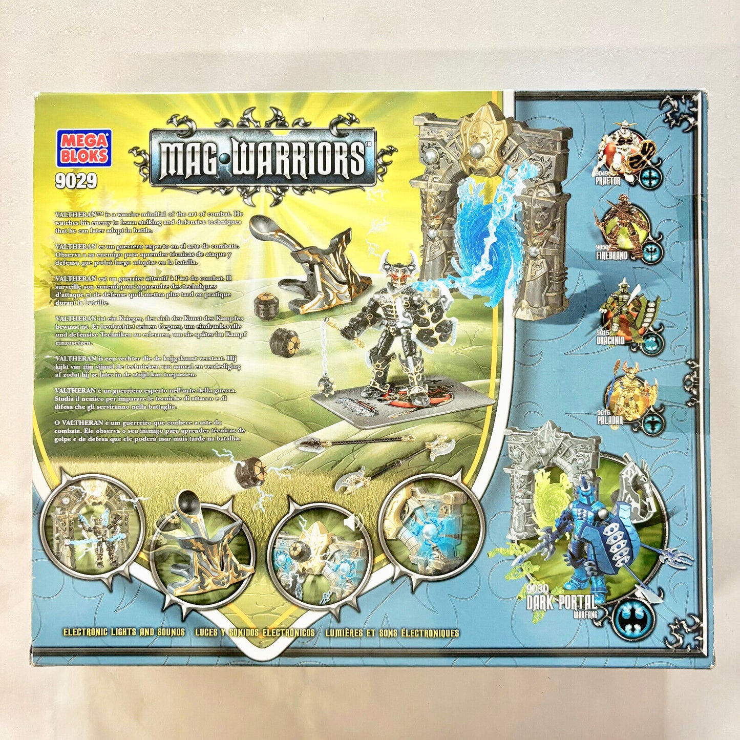 MEGA BLOKS Mag Warriors Dooms Gate With Valtheran 30PCS #9029