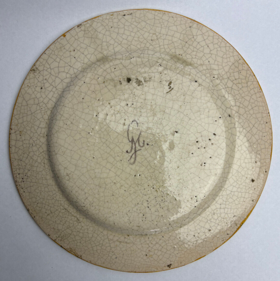 Antique Castilli Maiolica Plate (24.7cm) circa 1850