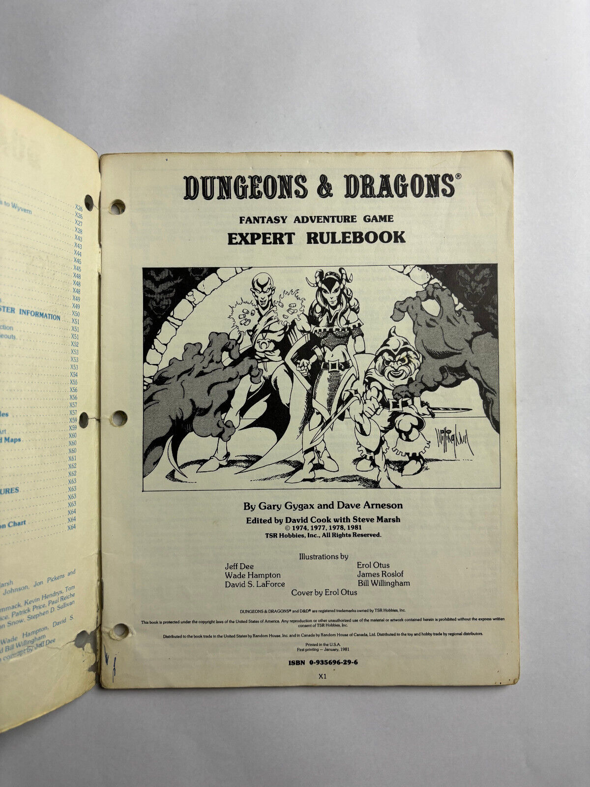 Dungeons and Dragons - Basic and Expert - Introduction 1981