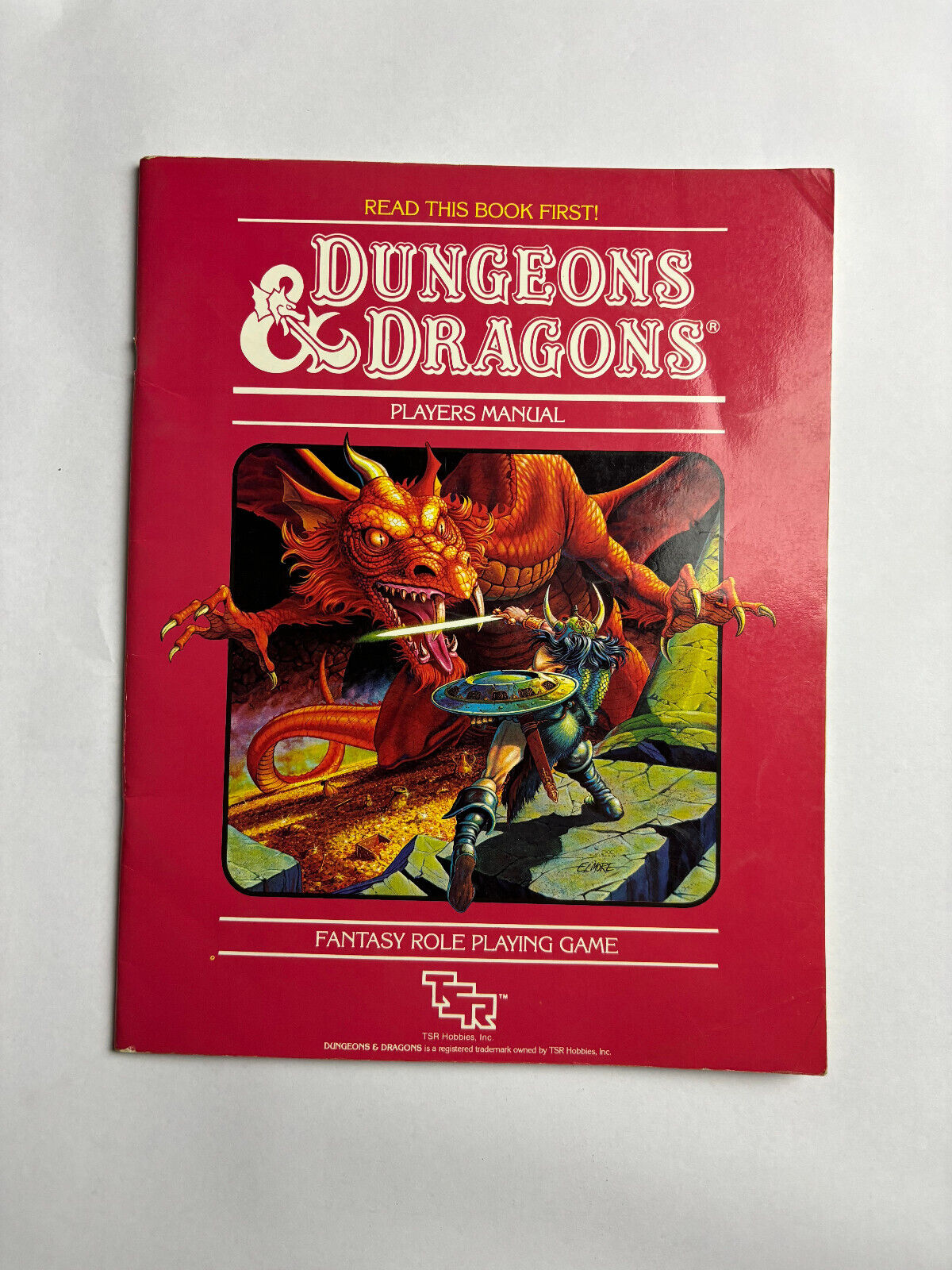 Vintage Dungeons & Dragons Players Manual D Masters Rulebook Basic Set of 2 1983